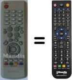 Replacement remote control Samsung CZ21M163N