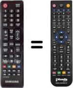 Replacement remote control Samsung UE32D4000NW