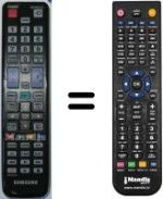 Replacement remote control Samsung PS50C551G2W/XXC