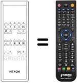 Replacement remote control Hitachi CPT1570