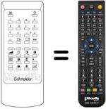 Replacement remote control SCHNEIDER STV632VT