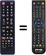 Replacement remote control Samsung PS51E490B1W/XZG