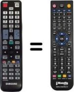 Replacement remote control Samsung UE32D6300SS/XZG