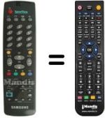 Replacement remote control Samsung AA59-00007B