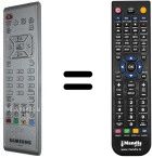 Replacement remote control Samsung LW17N13WX