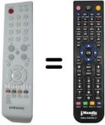 Replacement remote control Samsung BN59-00589A