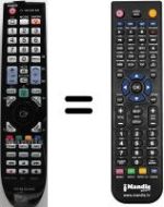 Replacement remote control Samsung LE32M71BX/NWT