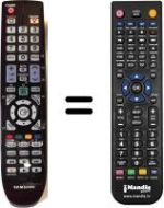 Replacement remote control Samsung LE46A786R2FXCS