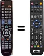 Replacement remote control Samsung LA32M61BXXSE