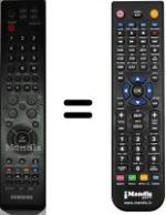 Replacement remote control Samsung SP50L6HVX / /XEC