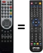 Replacement remote control Sansui TV191LED