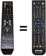 Replacement remote control Samsung LE40S71B