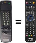 Replacement remote control RMT-V259E