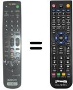 Replacement remote control RMT-V407C