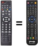 Replacement remote control LEIKER REMCON116