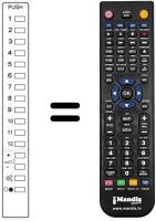 Replacement remote control Panasonic TNQ1420