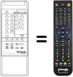 Replacement remote control Panasonic TNQ8E0418