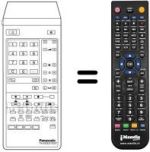 Replacement remote control Panasonic TNQ8E0422
