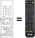 Replacement remote control Panasonic TC28G1F