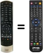 Replacement remote control Toshiba 32RL838G