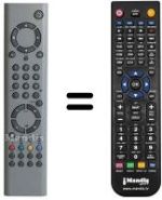 Replacement remote control Techwood RC1546