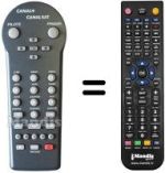 Replacement remote control Thomson TS1