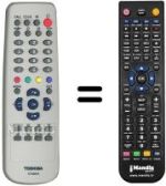 Replacement remote control CT-90279