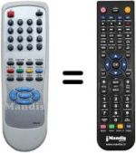 Replacement remote control United UTV21X74PFX1