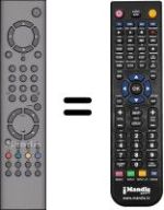 Replacement remote control Universum FT LCD 8145