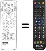 Replacement remote control REMCON1054