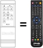 Replacement remote control REMCON1218