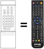 Replacement remote control REMCON1180