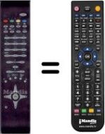 Replacement remote control Oki V22D-PH
