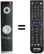 Replacement remote control Proline LD3240 HD