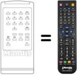 Replacement remote control DENKO CTV3693