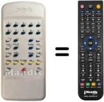 Replacement remote control Mivar 25S5