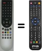 Replacement remote control Oki TV32TIT