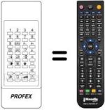 Replacement remote control REMCON1137