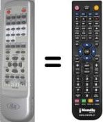 Replacement remote control ELTAX AVR250