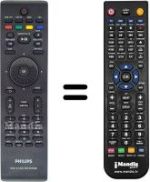 Replacement remote control Philips DVD-R5570H