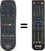 Replacement remote control Sharp LC32LE630E