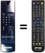 Replacement remote control Technisat VC3004
