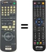 Replacement remote control Sony DVP-S7700