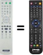 Replacement remote control Sony DVP-K56P