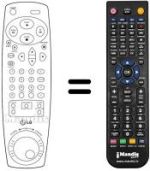 Replacement remote control LG REMCON052