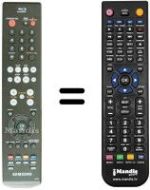Replacement remote control Samsung BDP1400