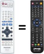 Replacement remote control Panasonic DMRE-S10EGS