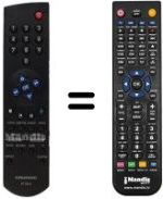 Replacement remote control Grundig GDV200
