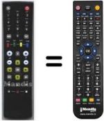 Replacement remote control RC662