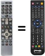 Replacement remote control RCU672